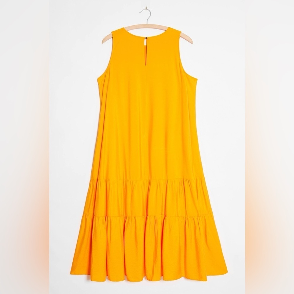 Anthropologie Maeve Marlene sleeveless tiered maxi dress - Picture 2 of 9